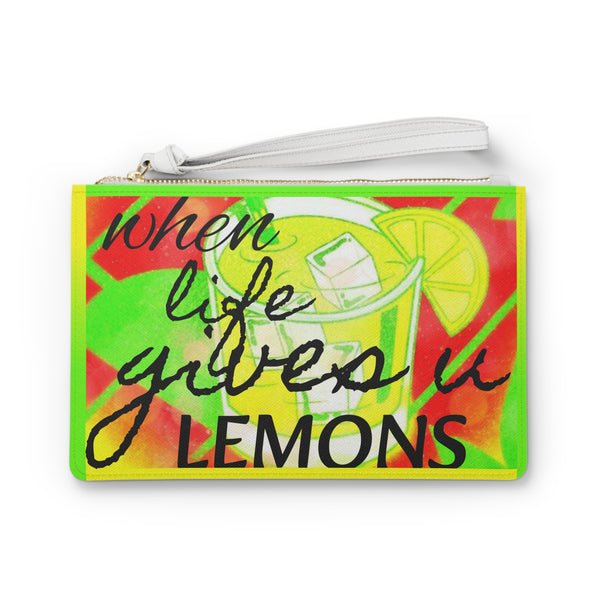 Lemonade Clutch Bag