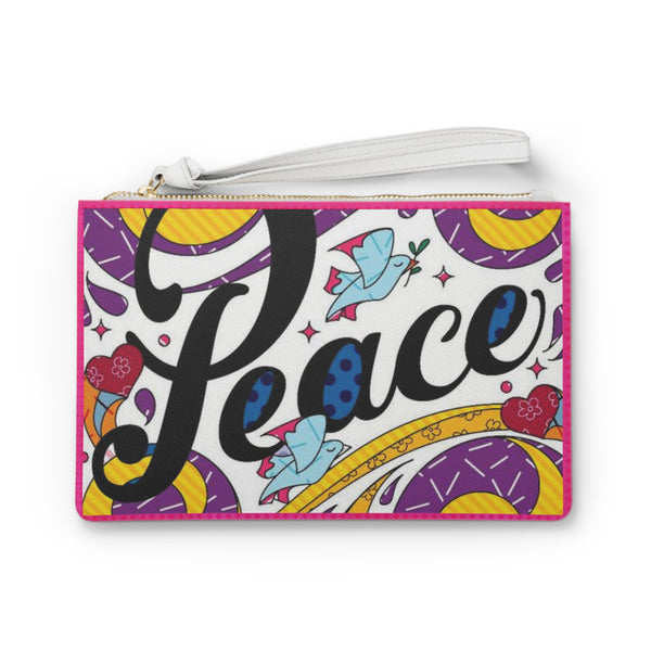 Paris Peace Clutch Bag