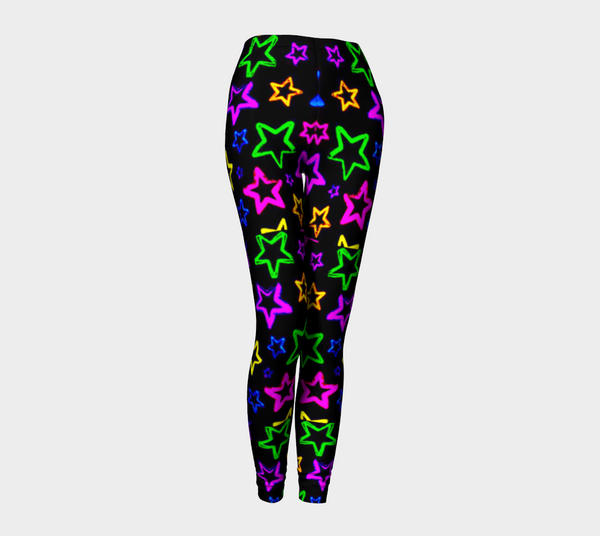 Star High waisted Yoga Leggings